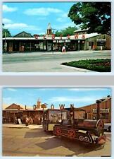 2 Postcards SAULT STE. MARIE, Michigan MI~ Oldtown Country Store SOO TOUR TRAIN picture