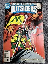 ADVENTURES OF THE OUTSIDERS #33 HIGH GRADE DC COMIC BOOK CM86-117 picture