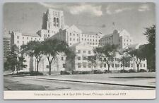 Chicago Illinois~International House View From Across Roadway~Vintage Postcard picture