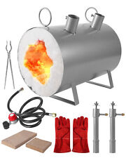 Dual Burner Gas Metal Melting Furnace Kit Propane Forge DIY Set Large Capacity picture
