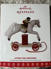 Hallmark Keepsake Christmas Tree Ornament 2017 A Pony For Christmas #20 New picture