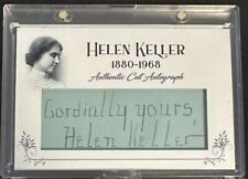 HELEN KELLER Autograph Custom Card JSA Authentic Super Clean RARE picture