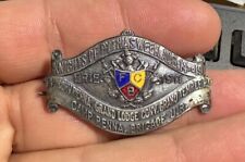 1911 Knights of Pythias 14th Convention Week Aug 14-19 Camp Pena Brigade UR Pin picture