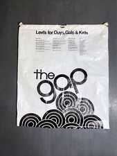 The GAP | Vintage Drawstring Plastic Levi's Advertising Shopping Bag | 15