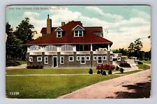 Augusta GA-Georgia Side View Country Club House, Antique, Vintage c1912 Postcard picture