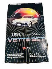 1991 Vette Set Corvette Premium Collector's Cards Inaugural Edition Hobby Box picture