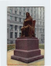 Postcard De Peyster Statue, Bowling Green, New York City, New York picture