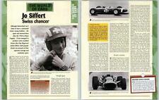 Jo Siffert - The World Of Cars - A Century Of Cars - Hachette Page picture