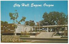 City Hall EUGENE, Oregon 1960's Chrome Postcard picture