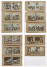 1880’s 11 HISTORIC RELIGIOUS STEREOVIEWS ALL SHOWING SCENES WITH JESUS picture