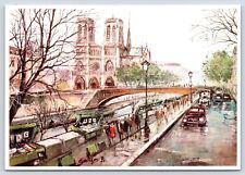 France Paris Notre-Dame Vintage Postcard Continental picture