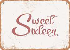 Metal Sign - Sweet Sixteen - Vintage Look Sign picture