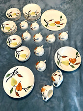 Vintage Blue Ridge Complete Set of 8 with Serving Pieces Pear Pattern  picture