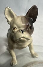 Antique Cast Metal French Terrier Bulldog Figurine Germany Figurine Statue Dog picture