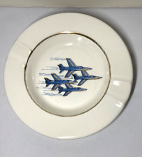 Vintage Blue Angels Ashtray US Navy. 5.5 Inches picture