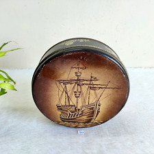 Vintage Ship Graphics Parry's Sweet Confectionery Advertising Tin Box Old T287 picture