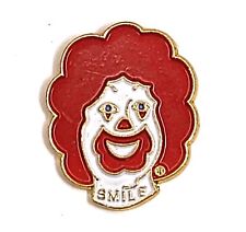 RARE 1994 Vintage McDonald’s RONALD MCDONALD Face Smile Crew Tie Tack Lapel Pin picture
