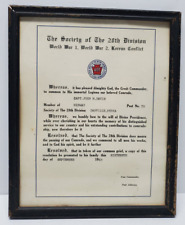 Society Of The 28th Division Death Notice 1961 picture