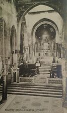 Palermo Sicily Italy RPPC Postcard Early 1900s Rare Palatine Chapel Church  picture