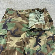 US Army Pants Large Long Green Black Woodland Camo BDU USGI Comabt Uniform picture