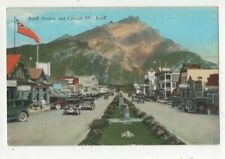 Banff Avenue & Cascade Mt Banff Alberta Canada Canadian Pacific Postcard US186 picture