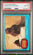 1977 Topps Star Wars #16 JAWAS OF TATOONIE PSA 8 NM-MT picture