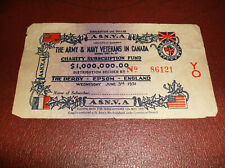 1931 Canadian Lottery Ticket picture