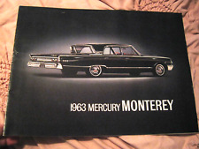 1963 Mercury Monterey Dealer Sales Brochure Booklet picture