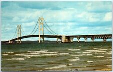 Postcard - The Mackinac Bridge - Michigan picture