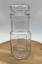 Wheaton #5 Vintage 1970’s Clear Glass Jar With Air Tight Gasket Lid 10 Oz. picture