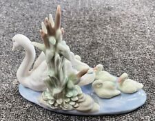LLADRO FOLLOW ME Retired Figure 5722 Mother swan and babies EXCELLENT condition picture