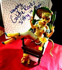 NEW - Alley Cats Naughty Nat Goldie Rocks Retired FE56 Margaret Le Van In Chair picture