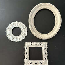 Set of White Ornate Picture Frames (no glass) picture