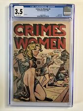Crimes By Women #3 (1948) CGC 3.5 SOTI Fox Features Syndicate GGA Headlights picture