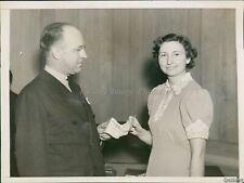 1938 Henrietta D Bruns West Orange Nj 2Nd Prize Old Gold Contest Event Photo 6X8 picture