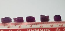 5picese 13.85Ct Beautiful Natural Color Ruby crystal From Mozambique  picture