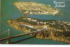 TREASURE ISLAND, San Francisco:  1961 Postcard ~  Aerial View   (#2299) picture