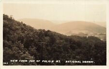 1922-1926 RPPC View From Top Of Polish Mt MD National Highway Real Photo P265 picture