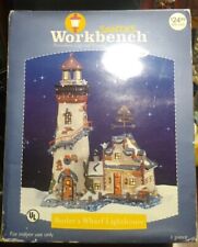 Santa's Workbench Porcelain Butler's Wharf LightHouse Victorian Series  picture
