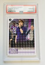 Justin Bieber #1 Parallel Card PSA 10 Gem mint 2010 picture