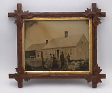 Mammoth/Imperial Ambrotype Collodion Positive of House Maine(?) 10x8 1/8