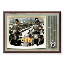 CHiPS TV Show Classic TV 3.5 inches x 2.5 inches Steel FRIDGE MAGNET picture