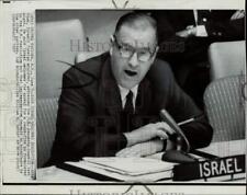 1967 Press Photo Israeli Foreign Minister Abba Eban Addresses United Nations picture