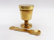 Ortxodox Church Portable Communion Chalice with Miniature Spoon  5 ml picture