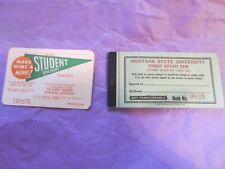 1963-64 Montana State University Student Activity Book & Student Discount Card picture