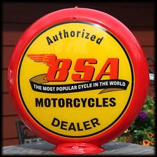 Authorized BSA Motorcycles Dealer - Gas Pump Globe ~  picture