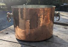 SUR LA TABLE / MAUVIEL M30 HAMMERED COPPER OVAL WINE CHAMPAGNE COOLER BUCKET picture