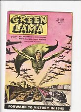 Green Lama #2  GOLDEN AGE COMIC Forward To Victory In 1945 MAC RABOY WWII COVER picture
