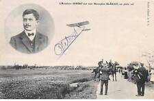 Aviation - n°77554 - L'Aviator Gibert on his Blériot Monoplan, in full voice picture