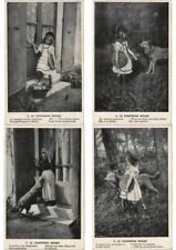 LE CHAPERON RED TALE LITTLE RED RIDING HOOD 36 Vintage Postcards (L4376) picture